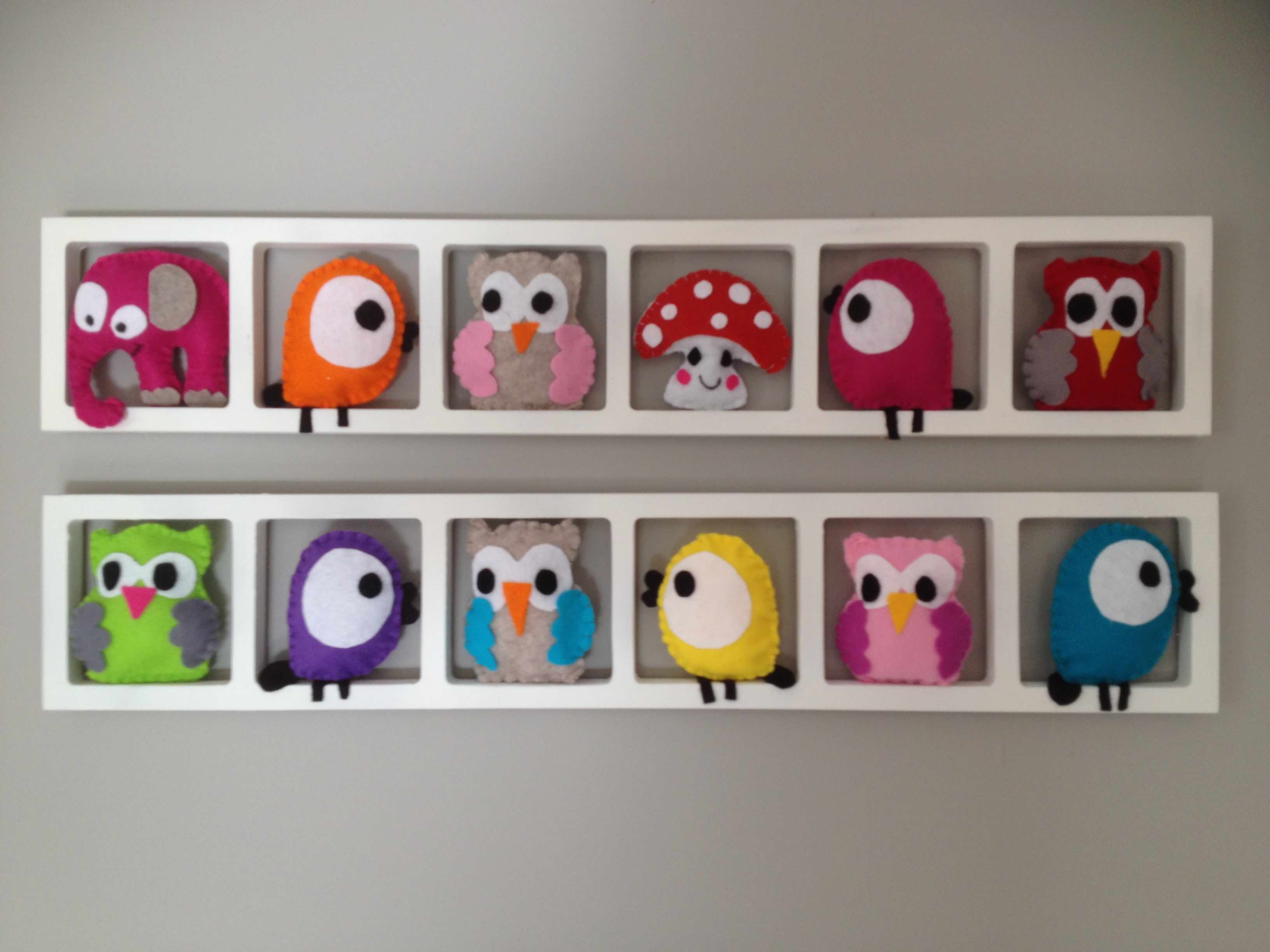 DECO MURALE « HIBOUX CUICUIS», multicolores, BICHAT 011 - Bichat and Friends