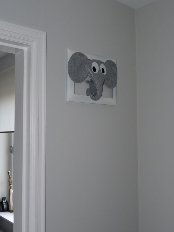 GRAND CADRE TETE ELEPHANT, gris, GDBICHAT-002 – Image 6