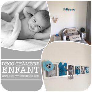 deco chambre bleu gris turquoise